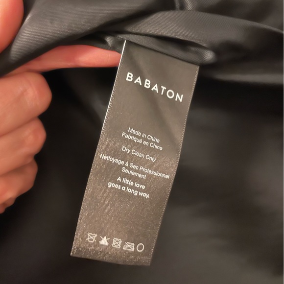 Babaton Italian wool & cashmere coat - Picture 6 of 9